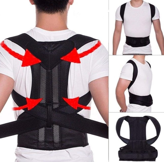 Posture Support Shoulder Belt – Adjustable Back Support for Daily Use