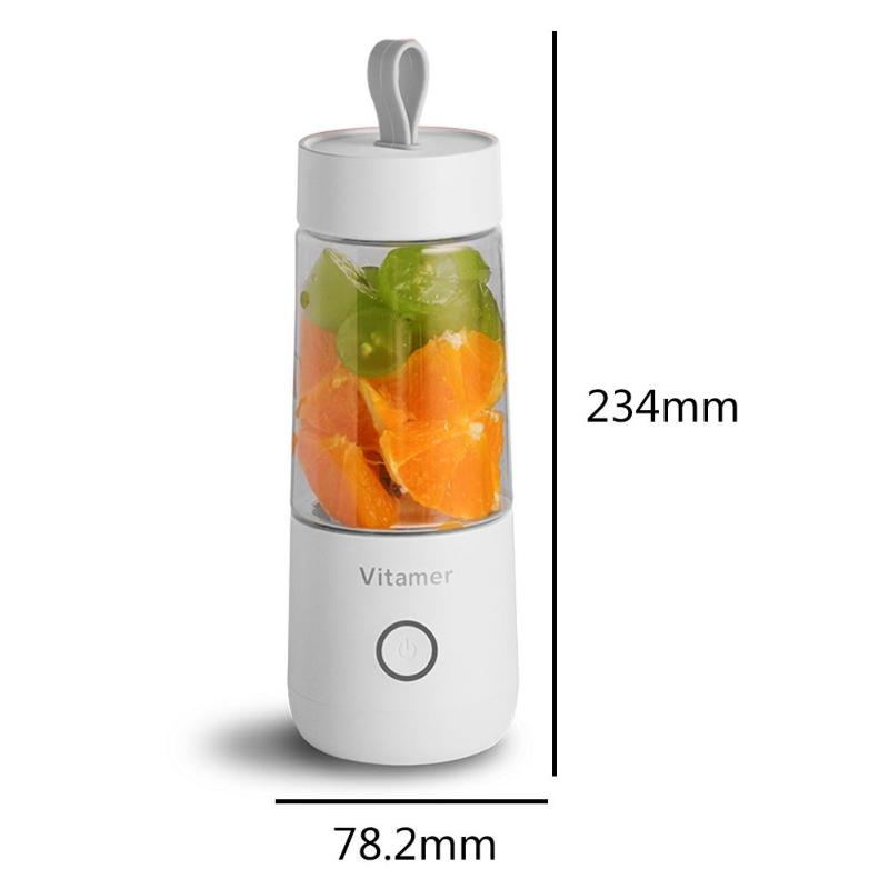 350ml Portable USB Smoothie Blender Cup – Premium On-The-Go Mixer