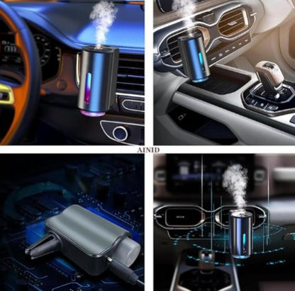 Smart Luxury Car Aroma Diffuser – LED Mist & Fresh Air Mood Enhancer