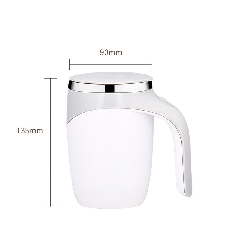 Rechargeable Automatic Stirring Cup – Magnetic Self-Mixing Coffee Mug for Instant Drinks (Lazy Milkshake & Latte Maker)