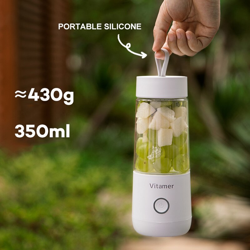 350ml Portable USB Smoothie Blender Cup – Premium On-The-Go Mixer