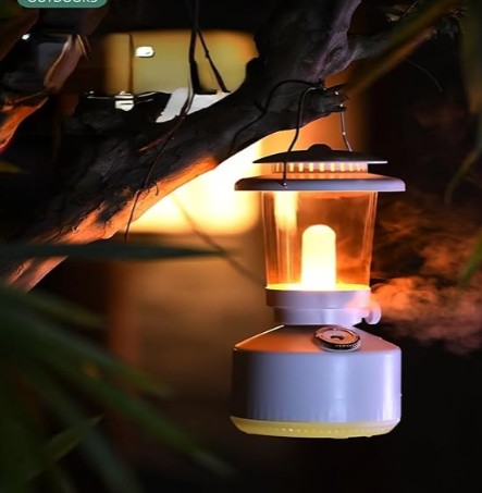 Desktop Flame Light Humidifier – Cozy Mist & Ambient Glow
