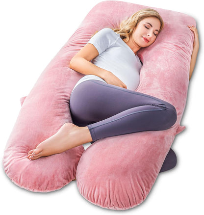 U-Shaped Full Body Comfort Pillow – All-Night Support for Better Rest