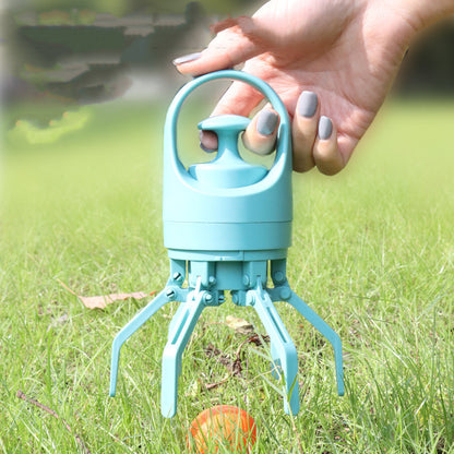 One-Hand Dog Pooper Scooper with Built-In Bag Dispenser