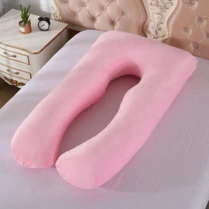 U-Shaped Full Body Comfort Pillow – All-Night Support for Better Rest
