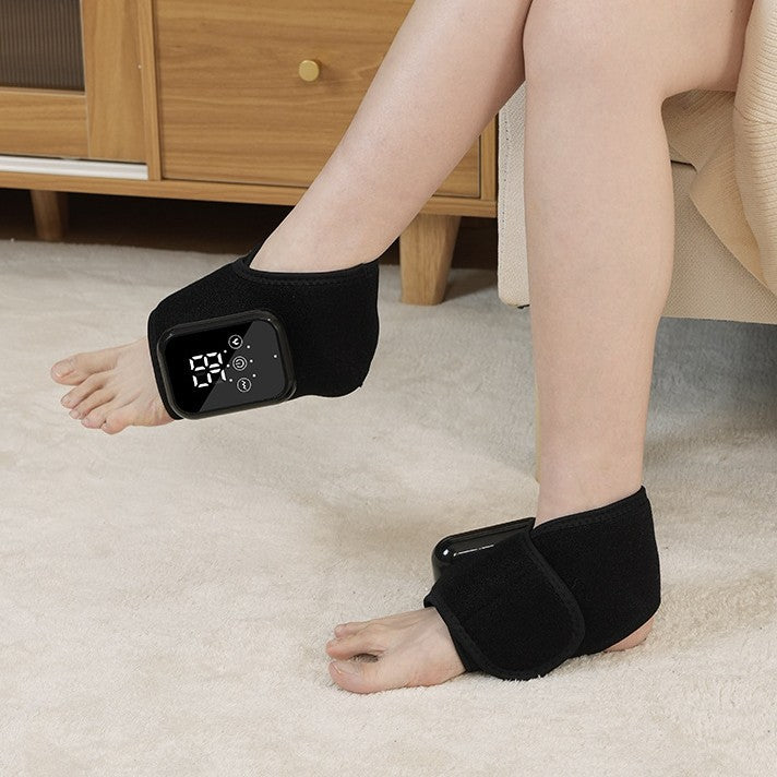 Electric Heating Ankle Massager – Hot Compress & Cordless Relief for Joints